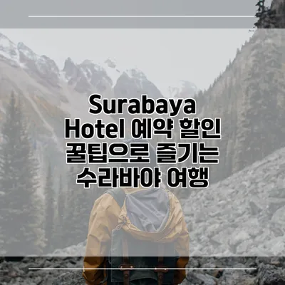 Surabaya Hotel 예약 할인 꿀팁으로 즐기는 수라바야 여행