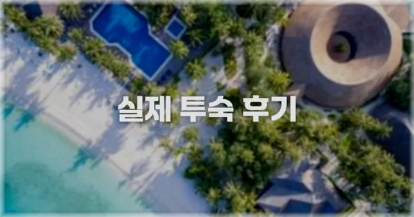 💬 실제 투숙 후기