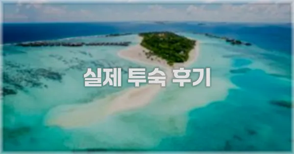 💬 실제 투숙 후기