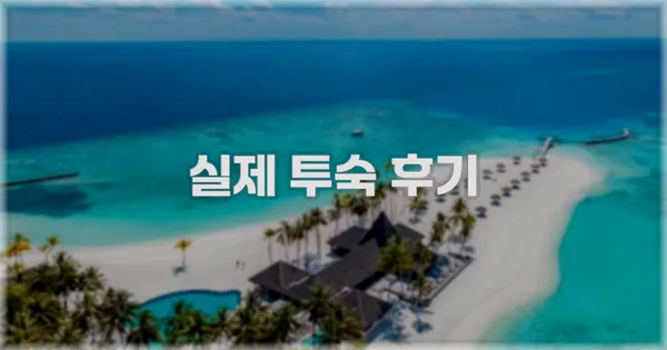 💬 실제 투숙 후기